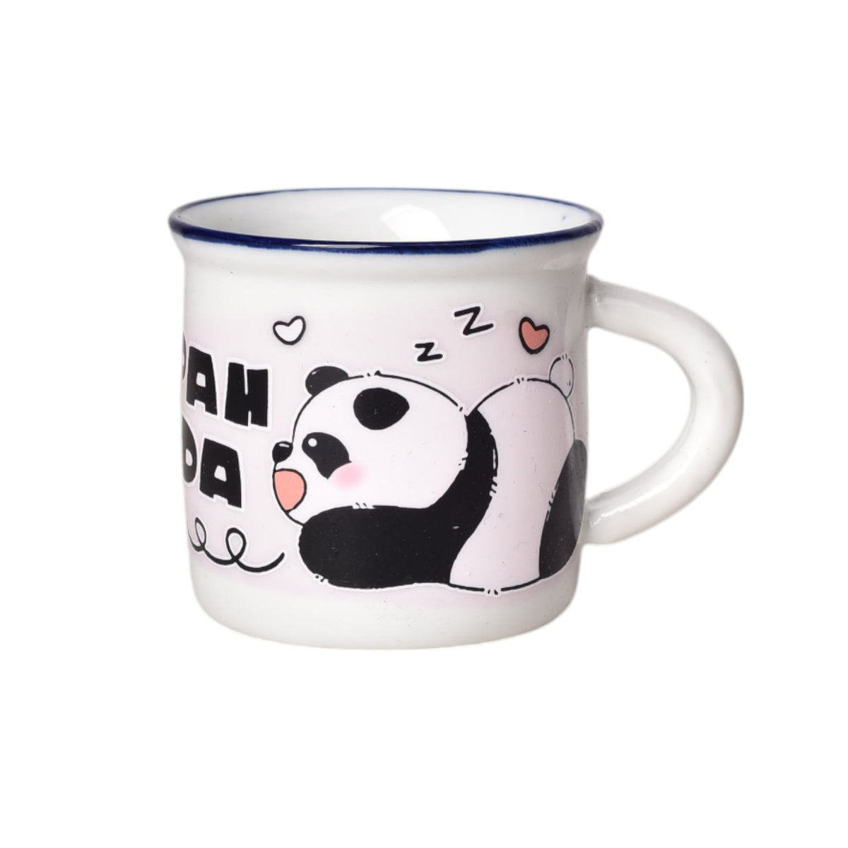 mug pocillo ceramica diseño de pandas 70ml dim:5x5x5