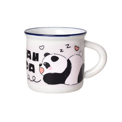 MUG POCILLO CERAMICA DISEÑO DE PANDAS 70ML DIM:5X5X5