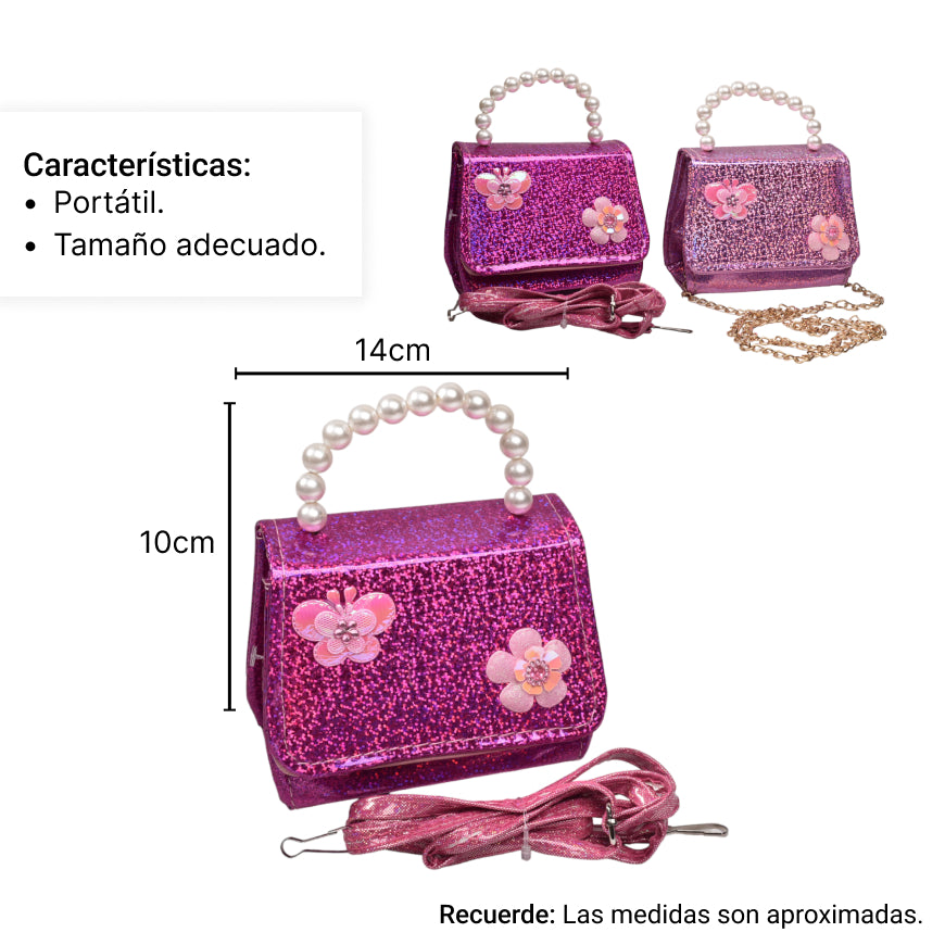 bolso de niña sintetico dim:14*10*6cm