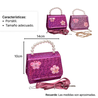 BOLSO DE NIÑA SINTETICO DIM:14*10*6CM