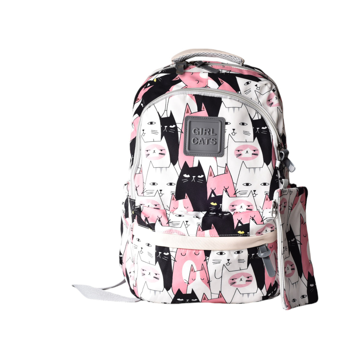 maleta morral  en poliester con cartuchera