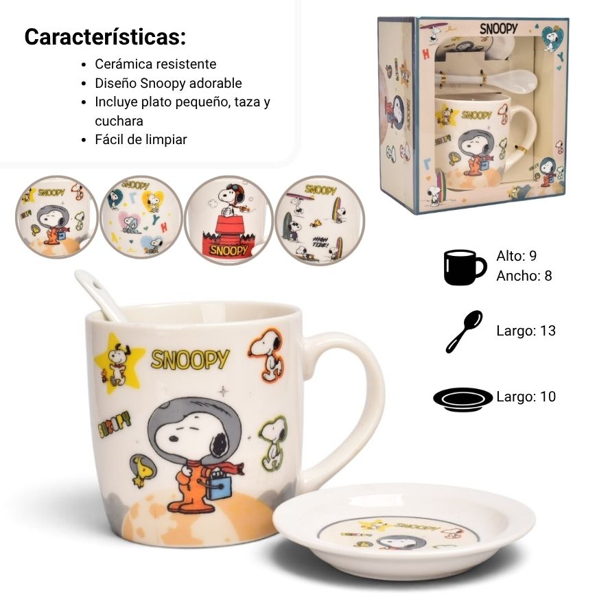 set vajilla niños ceramica 350ml