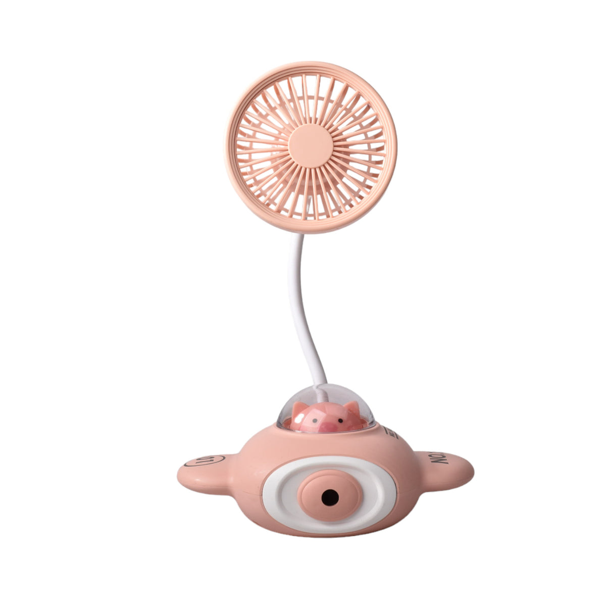 ventilador recargable plastico con cable usb