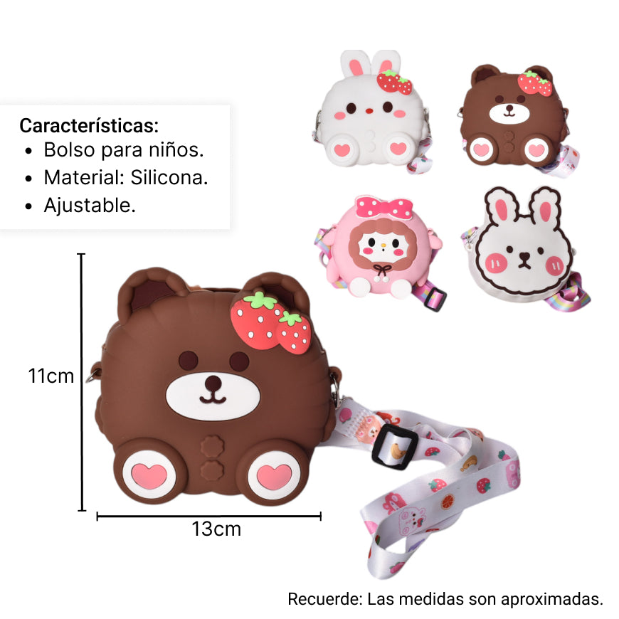 bolso sintetico para niñas dim:13*11*3