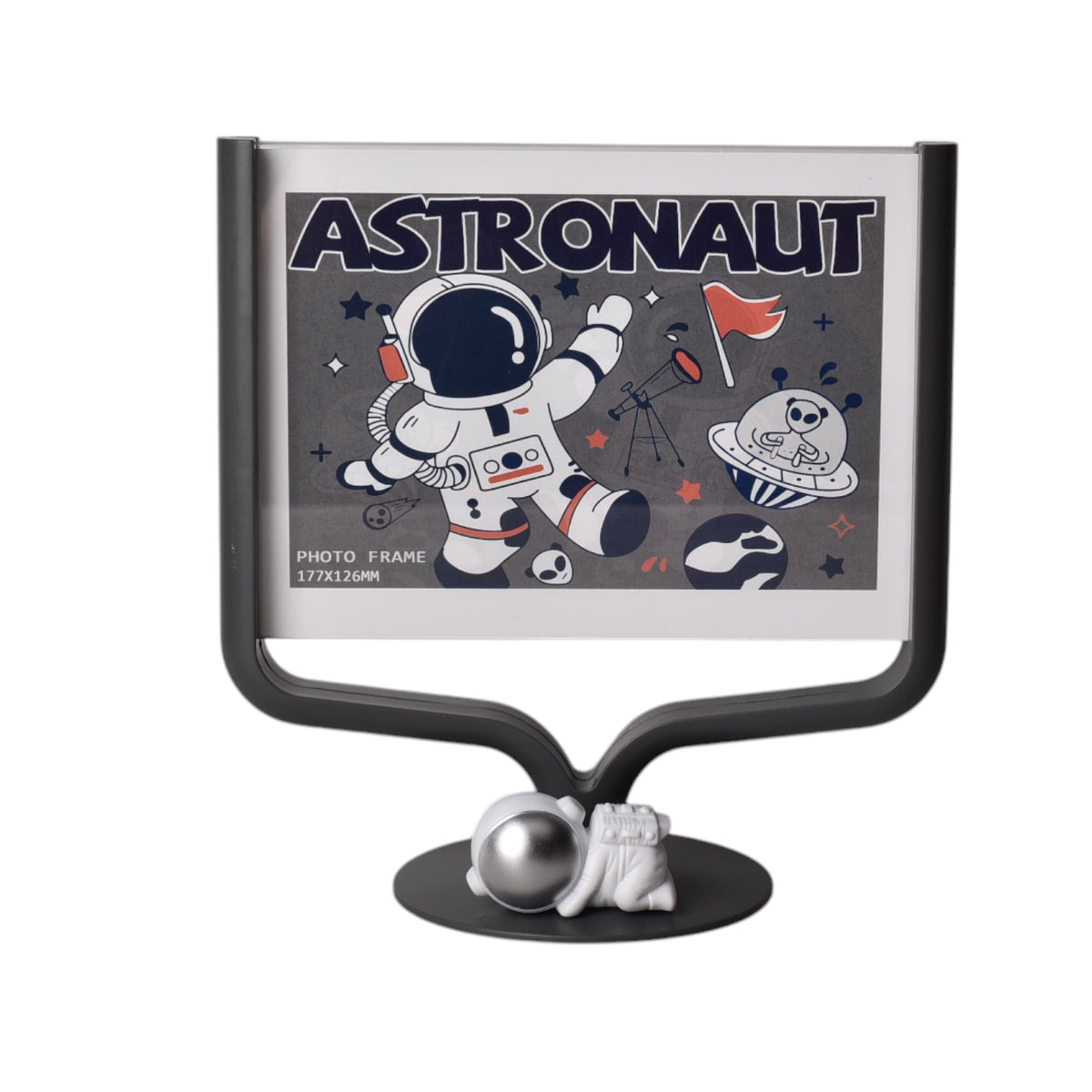 portaretrato forma astronauta plastico dim:18x20x10