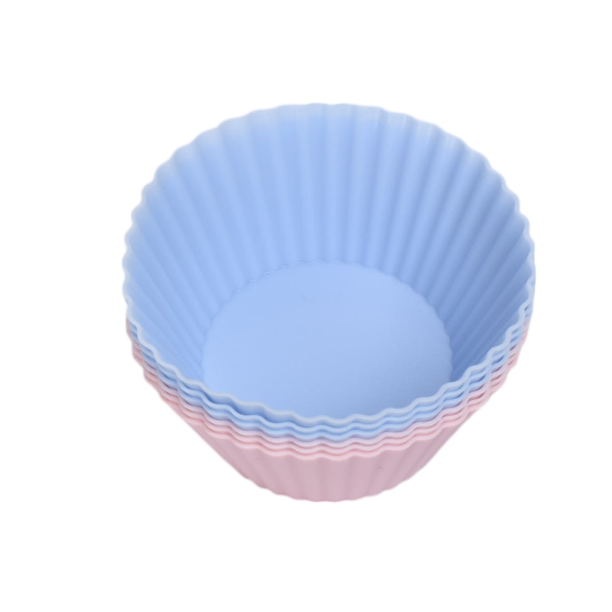 set x6 und molde de postre rosado y azul dim:7x7x3