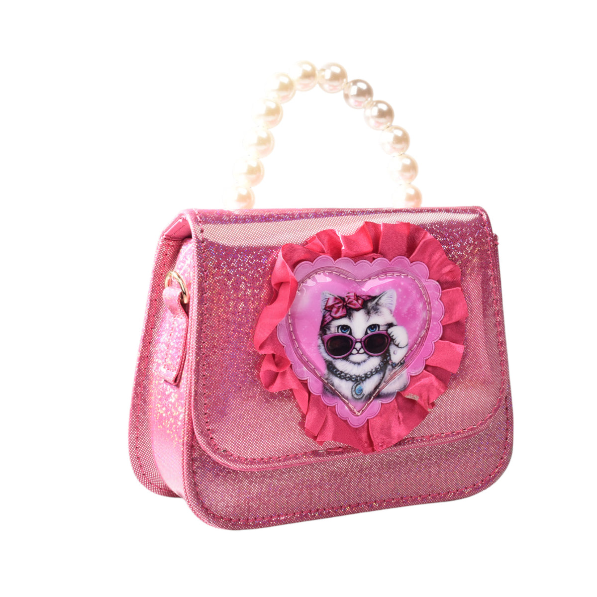 cartera sintetica de niña  dim:15*12*6cm