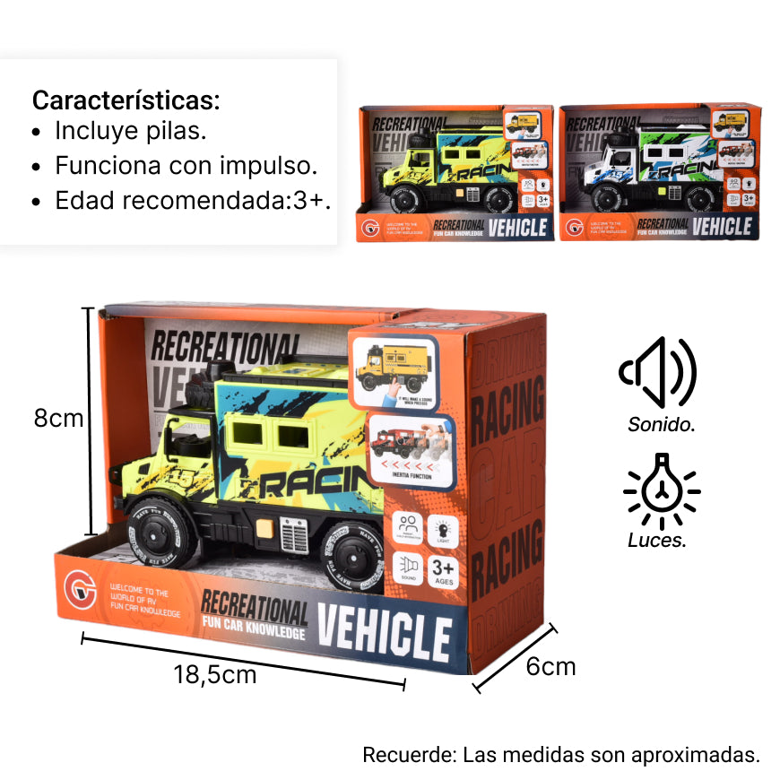 carro para niños juguete con luces y sonido