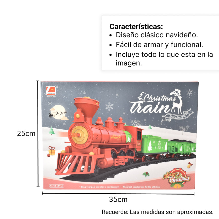 juguete tren con movimiento de plastico