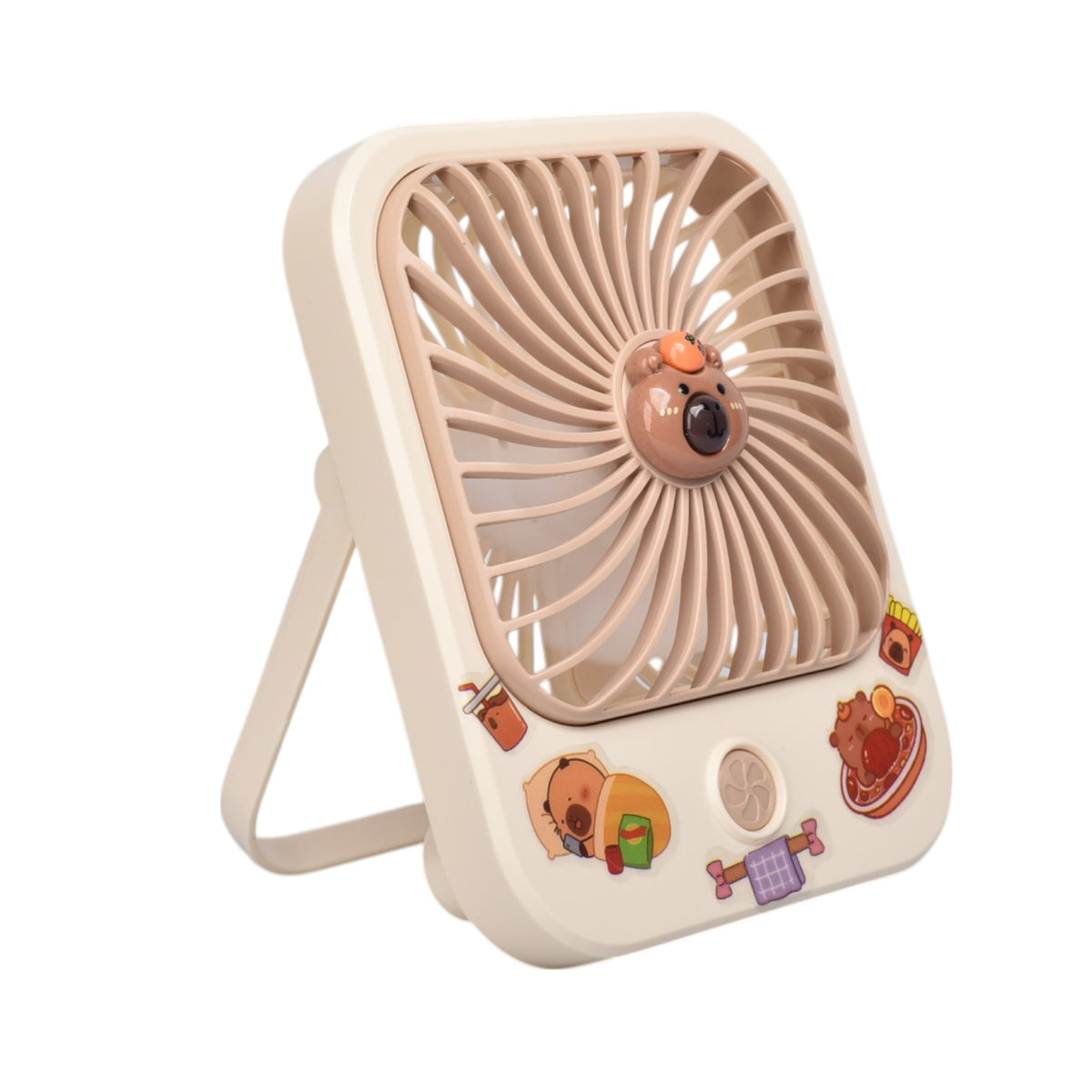 ventilador cuadrado plastico recargable dim:12x10x3