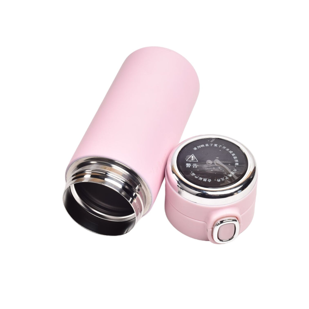 termo metalico 320ml con medidor de temperatura