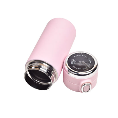 TERMO METALICO 320ML CON MEDIDOR DE TEMPERATURA