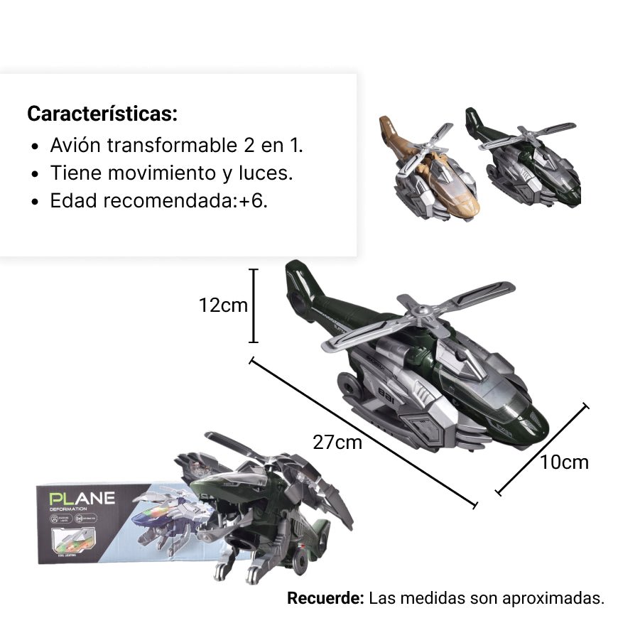 avion para niños con luces y sonido