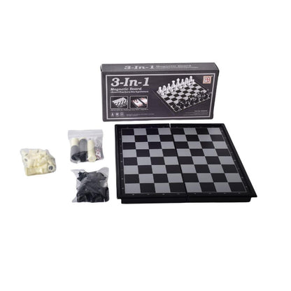 JUEGO AJEDREZ 3 EN 1 JUEGO DE MESA