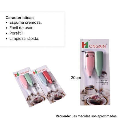 BATIDOR ELECTRICO PORTATIL MEZCLADOR 2 UNIDADES