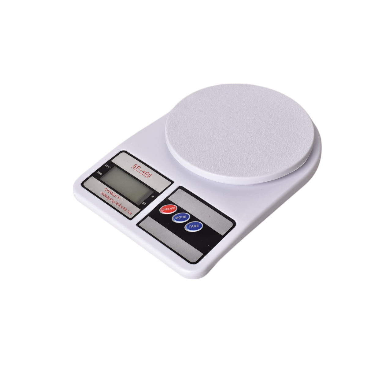 gramera balanza pesa digital plastico color blanco dim:15*22