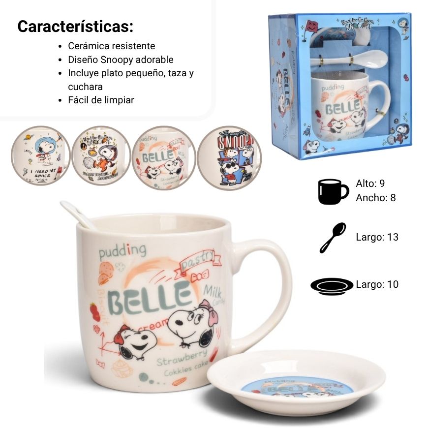 set vajilla niños ceramica 350ml