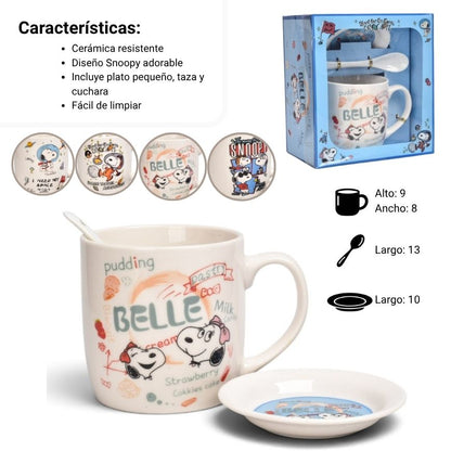 SET VAJILLA NIÑOS CERAMICA 350ML