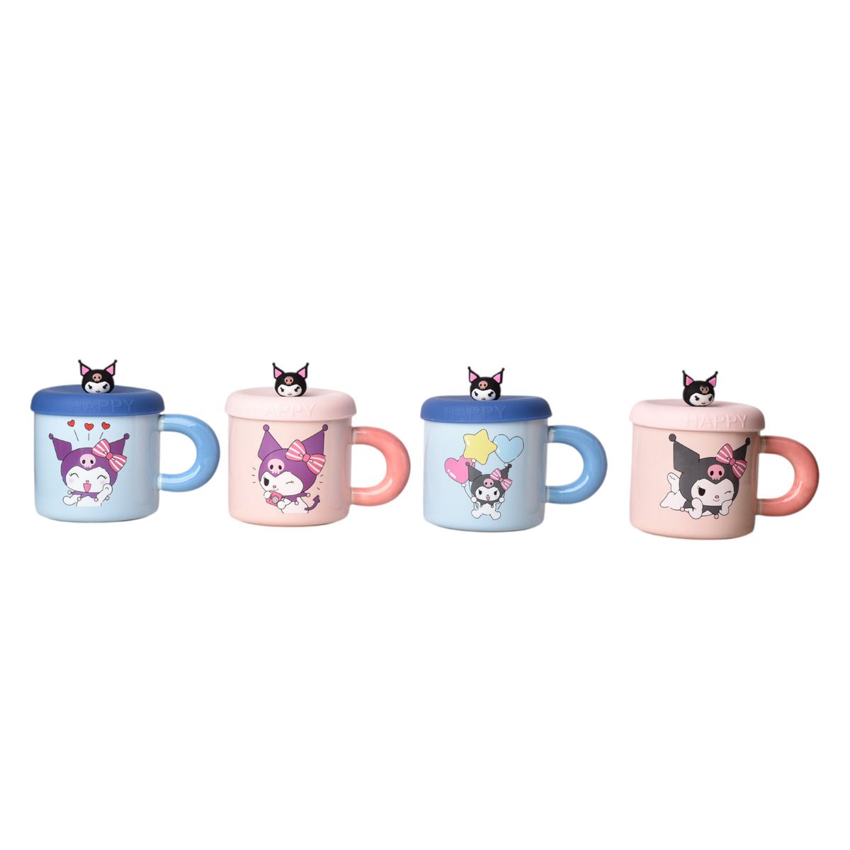 mug pocillo kuromi personaje 430ml dim:9x9x9