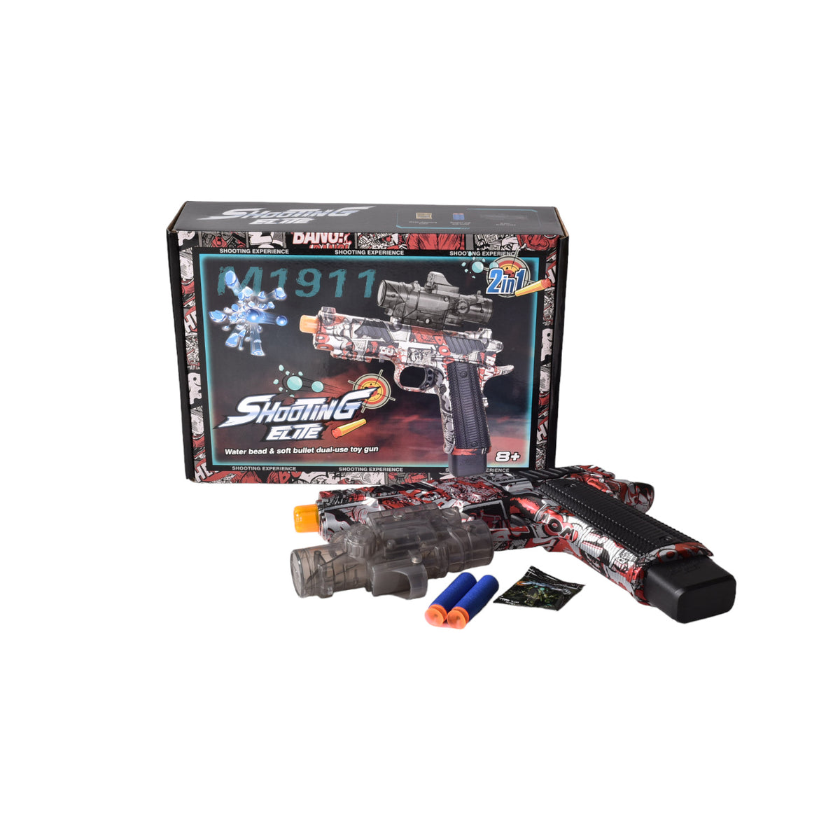 pistola de hidrogel recargable