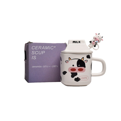 MUG POCILLO EN CERAMICA FORMA VACA
