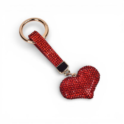 LLAVERO RESINA Y METAL CORAZON DIM:4X3X1