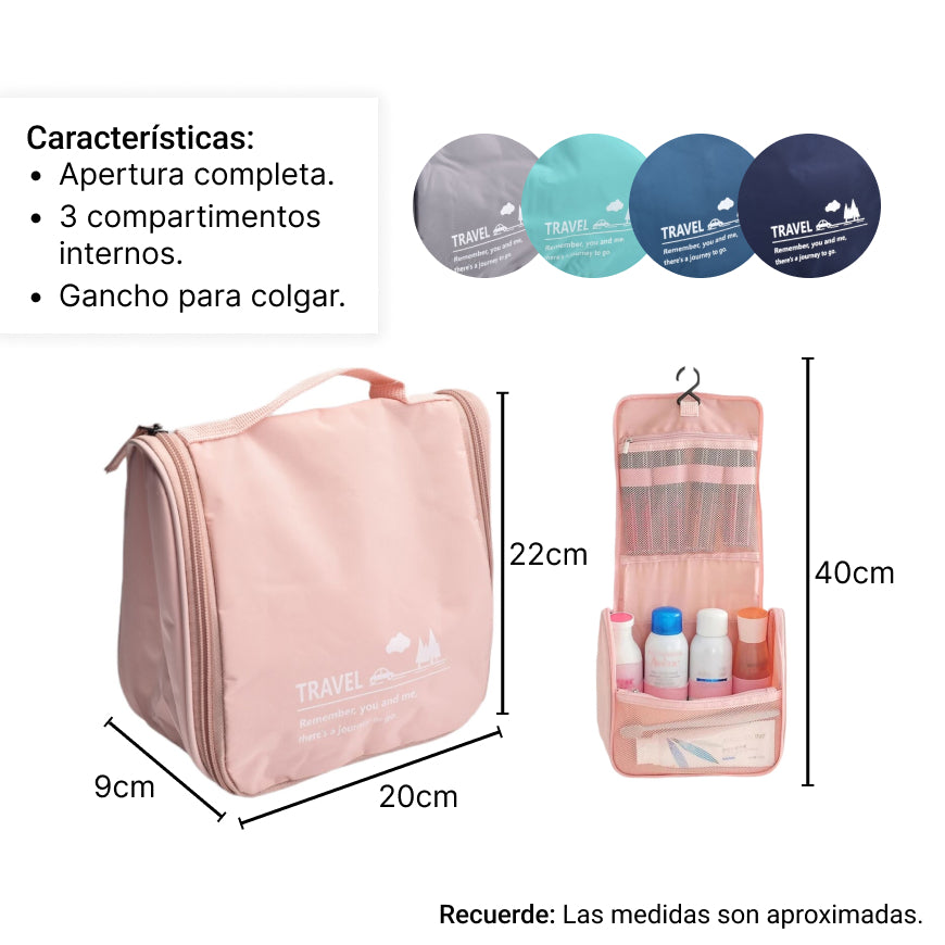 bolso organizador de viaje dim:21*20*8cm