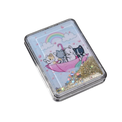 ESPEJO PLASTICO CUADRADO CARTERA DIM:6CM
