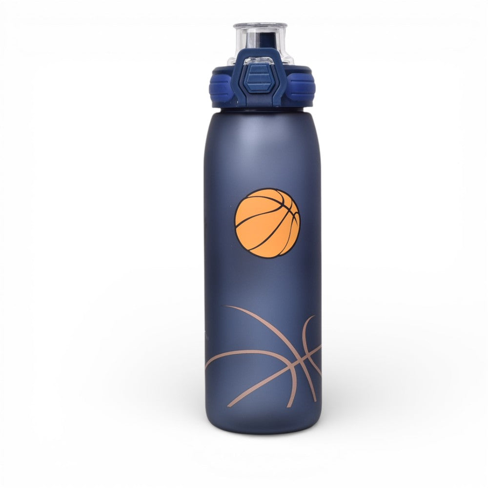 botella de agua plastico niño 850ml dim:7x7x26