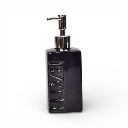DISPENSADOR DE JABON LIQUIDO CERAMICA DIM:18X6X6