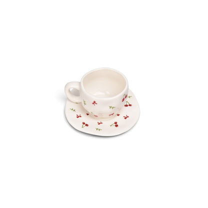 POCILLO SET CON PLATO 300ML CERAMICA