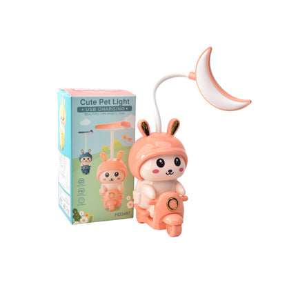 LAMPARA LED RECARGABLE CONEJO CON USB