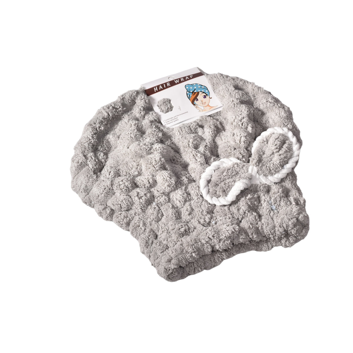 gorro microfibra para secar el cabello