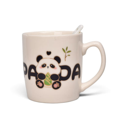POCILLO SET CERAMICA CON CUCHARA 210ML