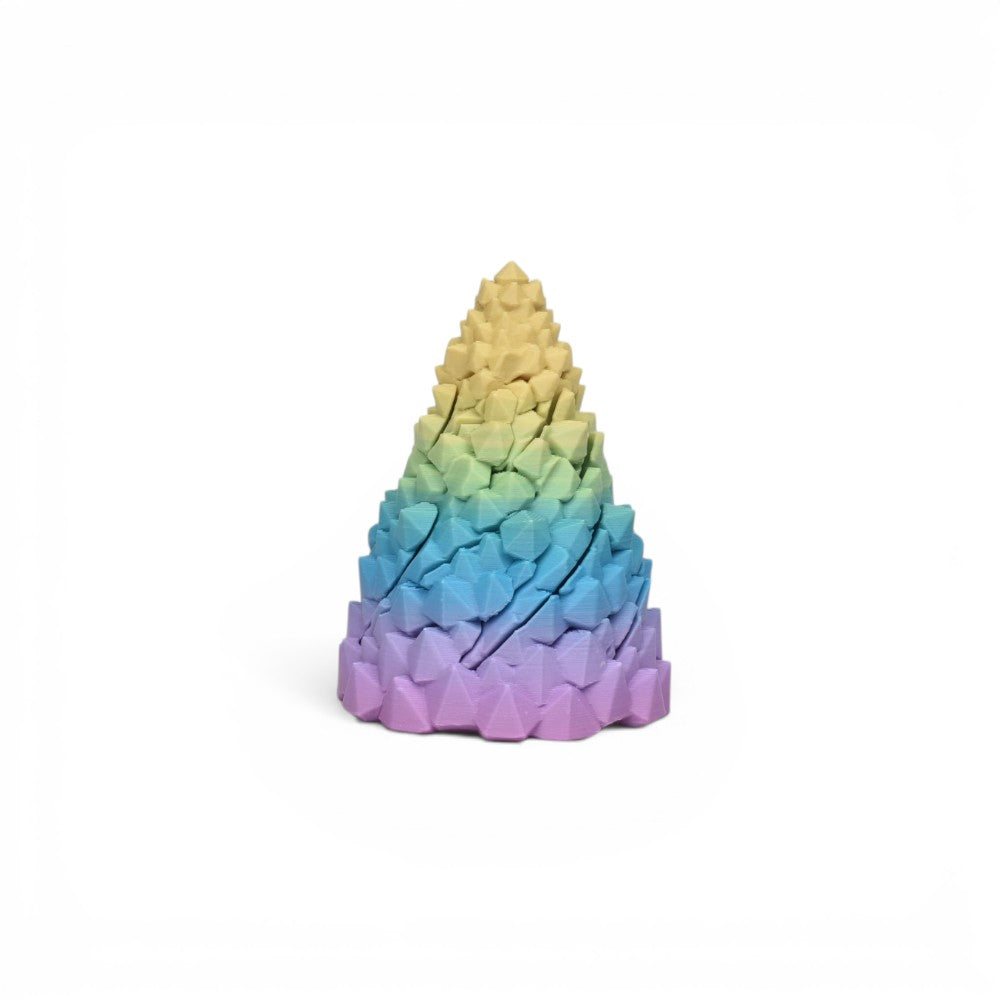 juguete didactico forma piramide plastico dim:8x6cm