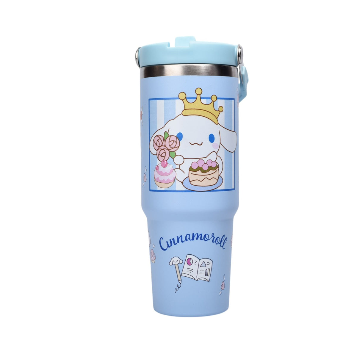 termo metalico 890ml personaje dim:8x8x23