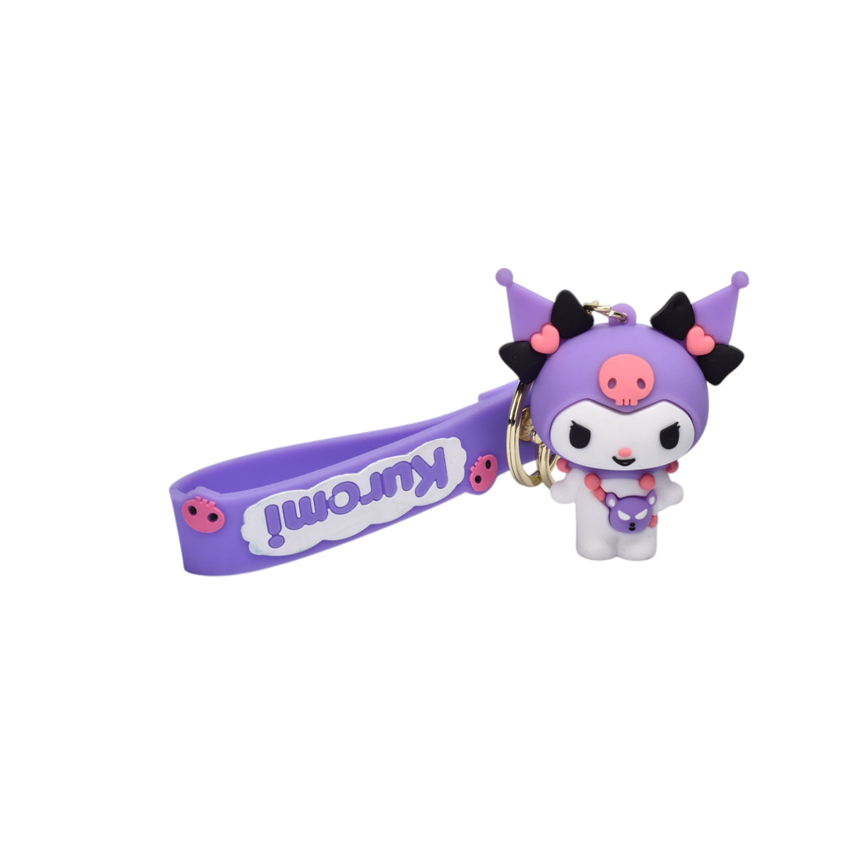 llavero silicona kuromi personaje dim:5