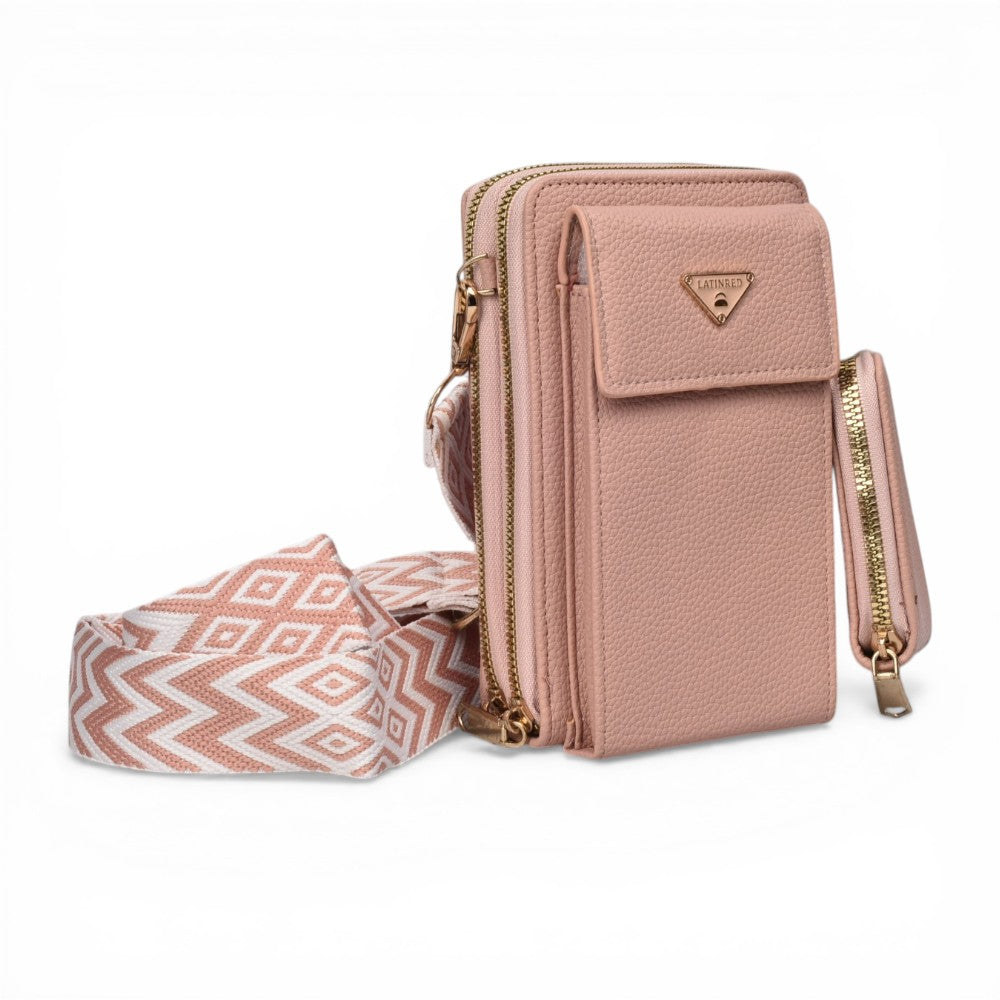 bolso para dama sintetico con monedero dim: 11x18x7