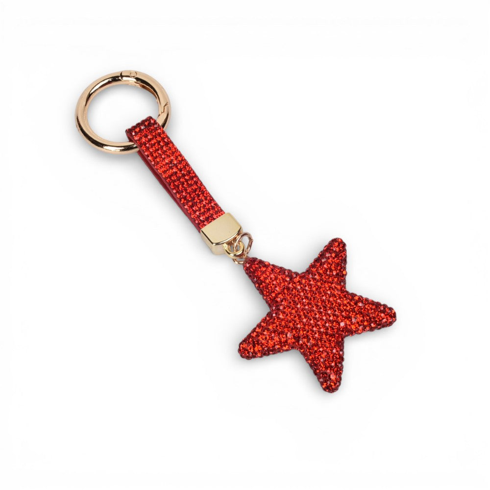 llavero resina y metal estrella dim:5x5x1