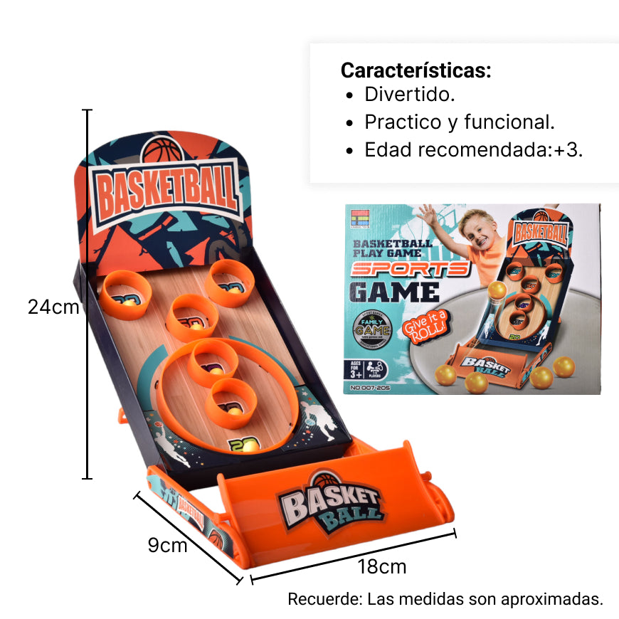 juguete mini maquina de tiro baloncesto