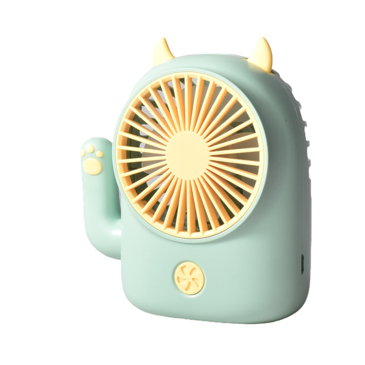 ventilador forma de gato recargable plastico con cable usb