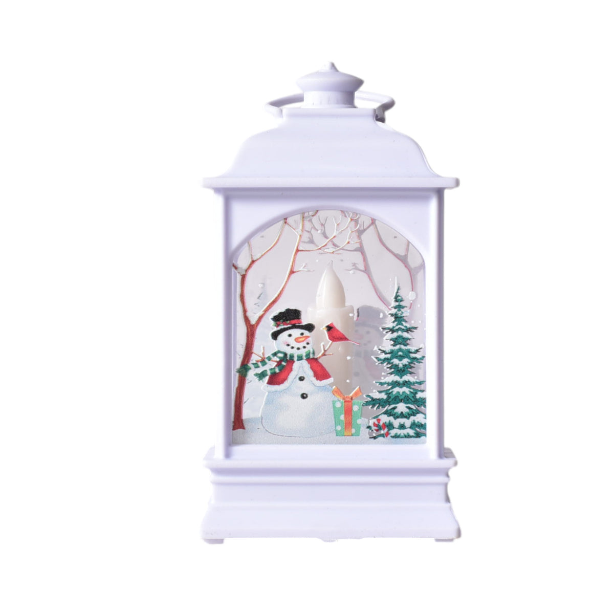 vela decorativa navidad plastica de pila