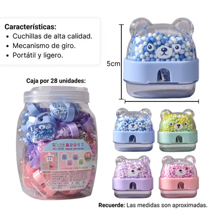 TAJALAPIZ FORMA OSO DIM: 5X5