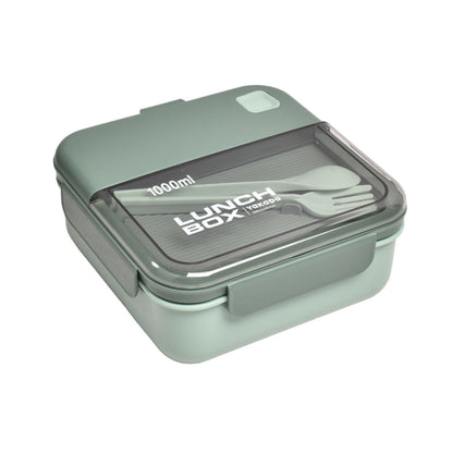 PORTACOMIDAS LONCHERA PLASTICO RECIPIENTE CON CUBIERTOS