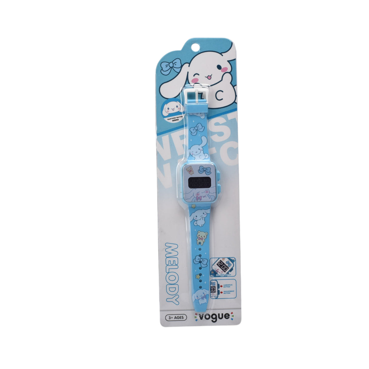 reloj juguete niños plastico personaje dim:27x7x2