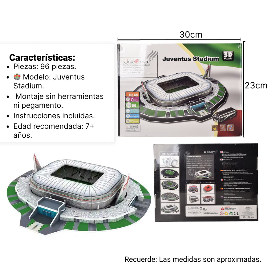 rompecabezas 3d tridimensional dim:30*23*3