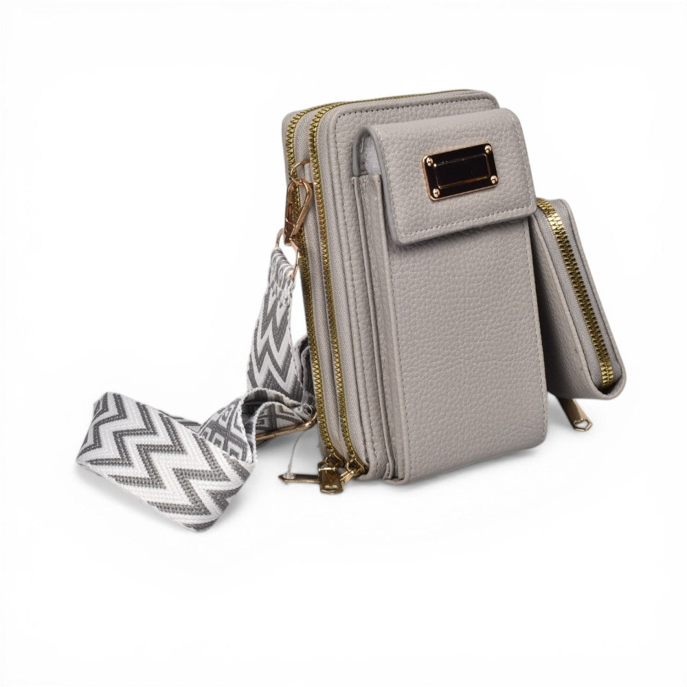 bolso para dama sintetico con monedero dim: 11x18x7