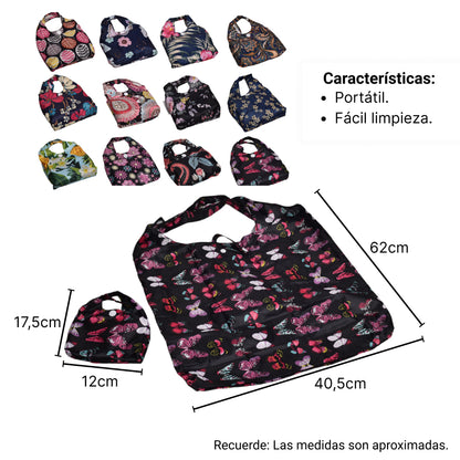 BOLSA REUTILIZABLE PORTATIL PARA COMPRAS