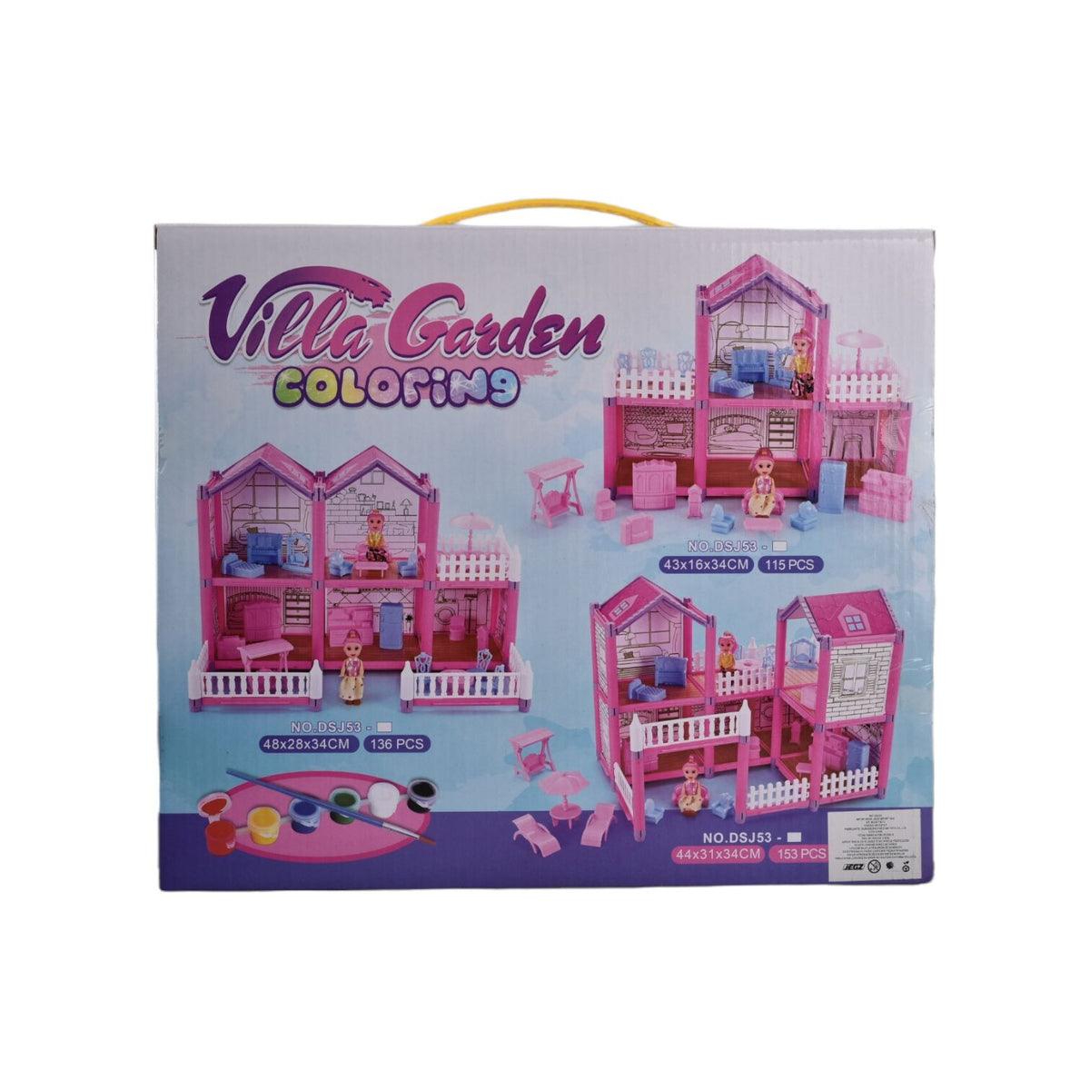 casa de muñecas juguete niña dim:33x28x7.5cm
