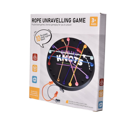 JUEGO DE MESA NUDOS DE CUERDAS FAMILIAR PLASTICO DIM:23X22